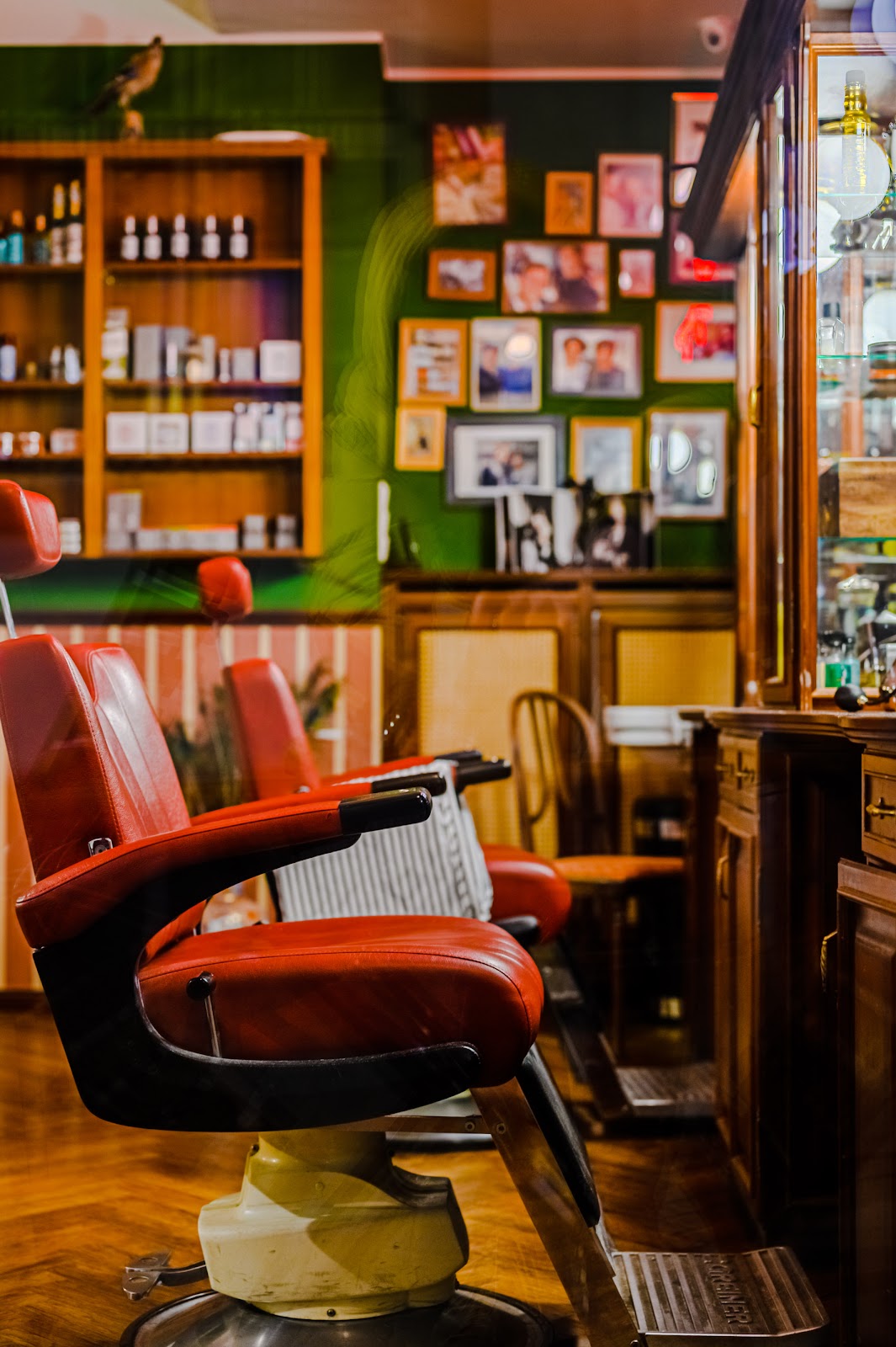 Klassischer Barberstuhl