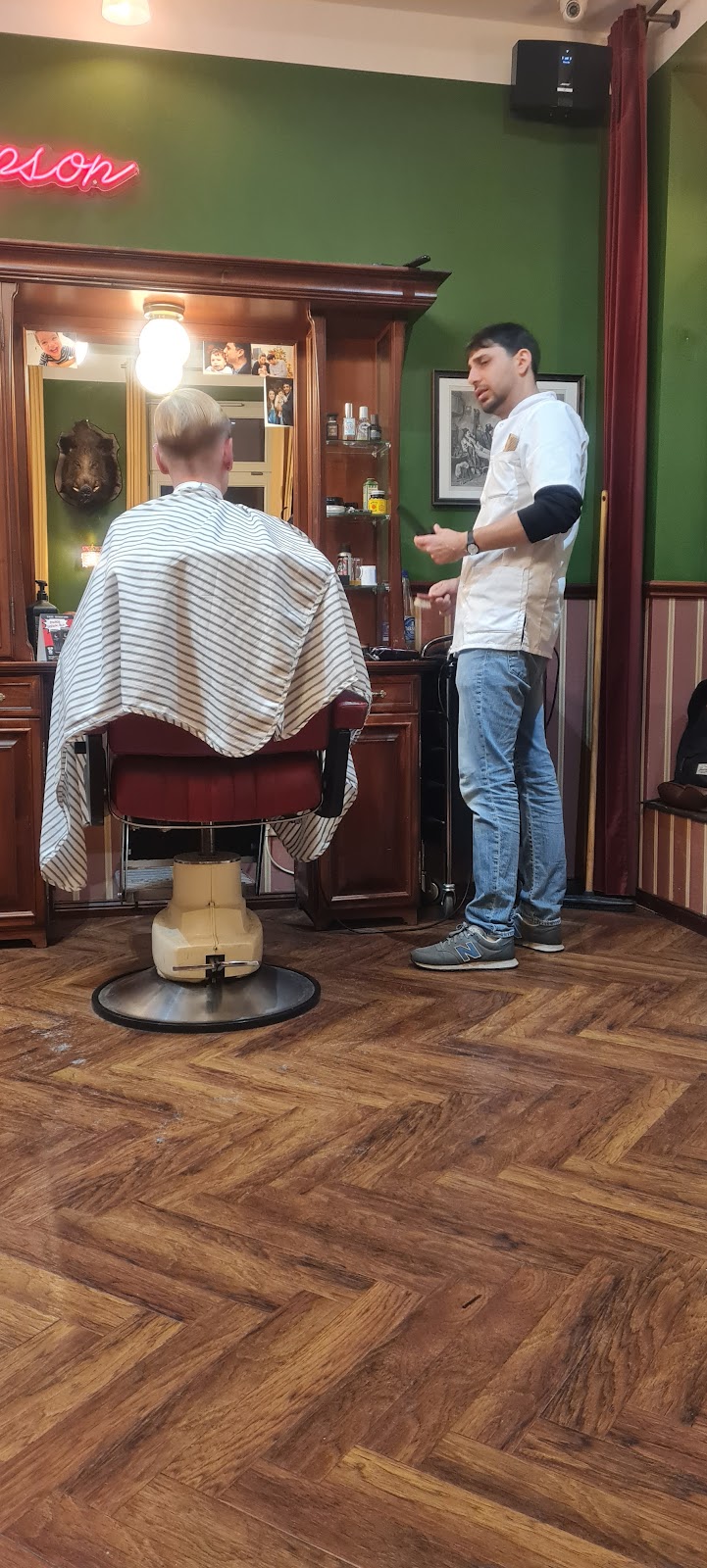 Traditionelle Barbier-Atmosphäre